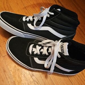Vans Black And White High Tops